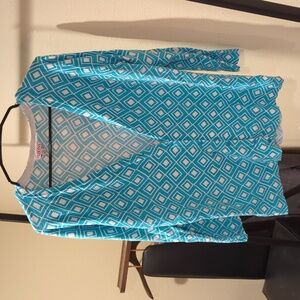 Merona Geometric Cardigan Sz L